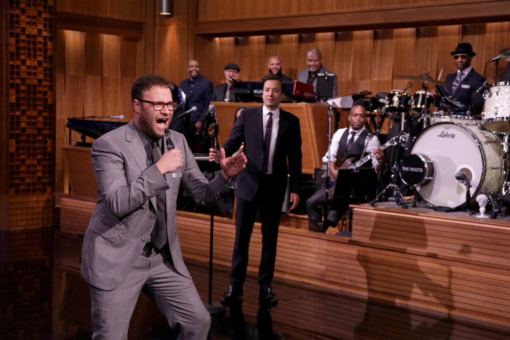 Lip Sync Battle, Seth rogen, Jimmy Fallon, Tonight Show, NBC, Jimmy Fallon Lip Sync Battle