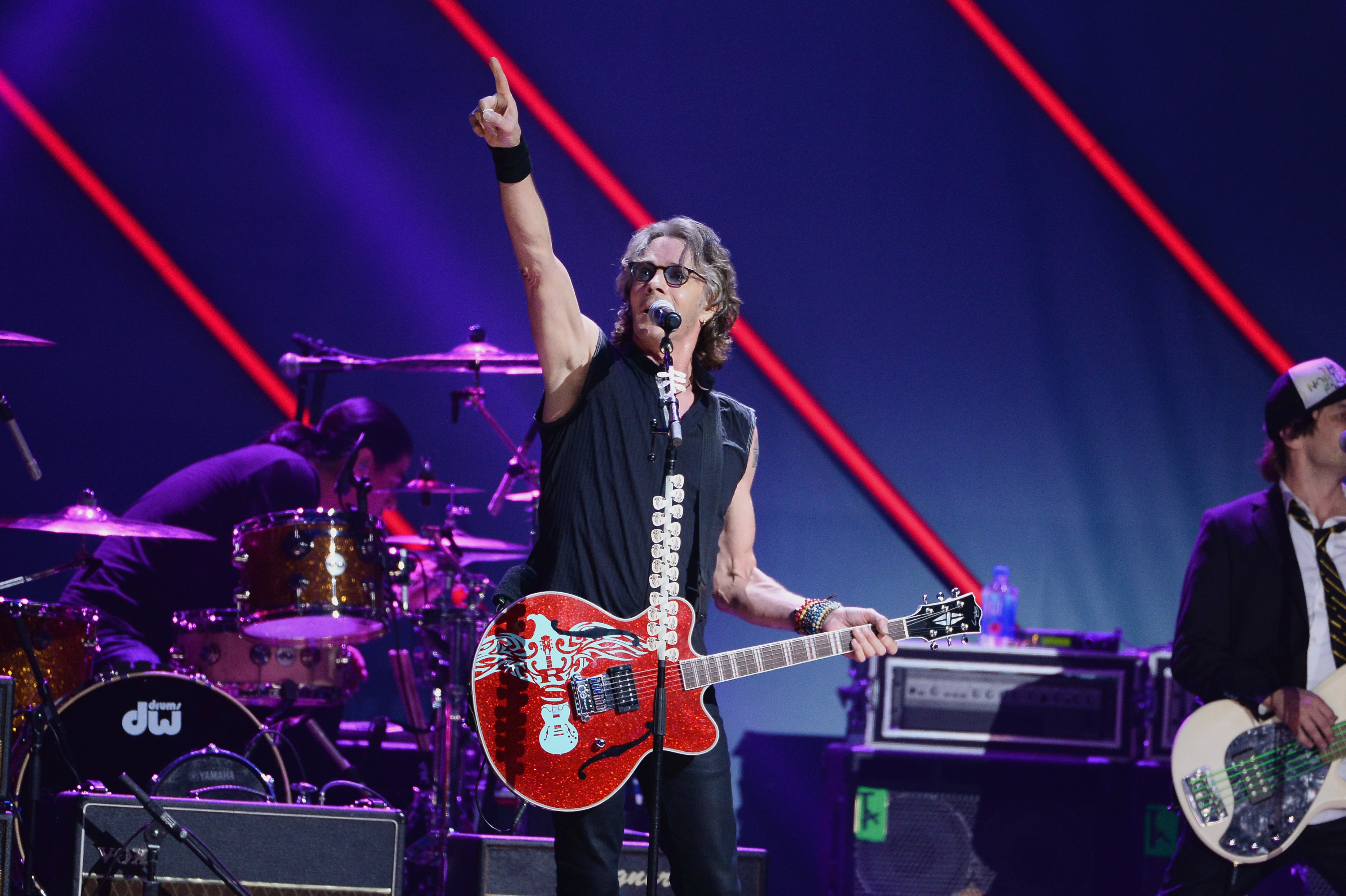 Rick Springfield performs during the iHeart80s Party on February 20, 2016. (Photo by Frazer Harrison/Getty)