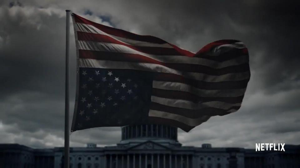 House of Cards season 5, House of Cards flag, House of Cards flag logo