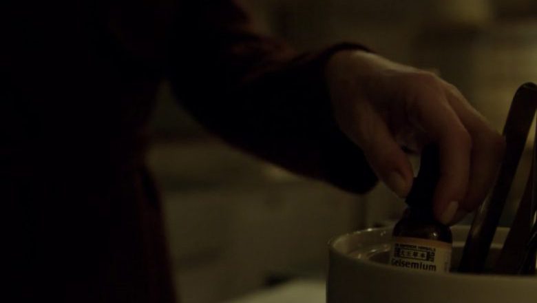 House of Cards Gelsemium, House of Cards claire poison, house of cards claire poison tom