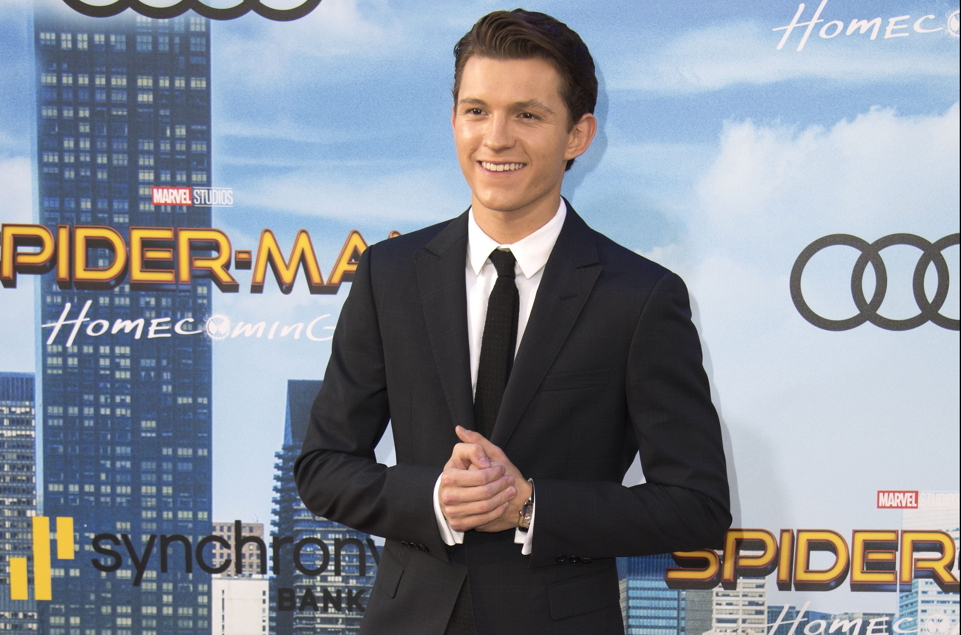 Tom Holland, Tom Holland red carpet, Tom Holland spider-man premiere