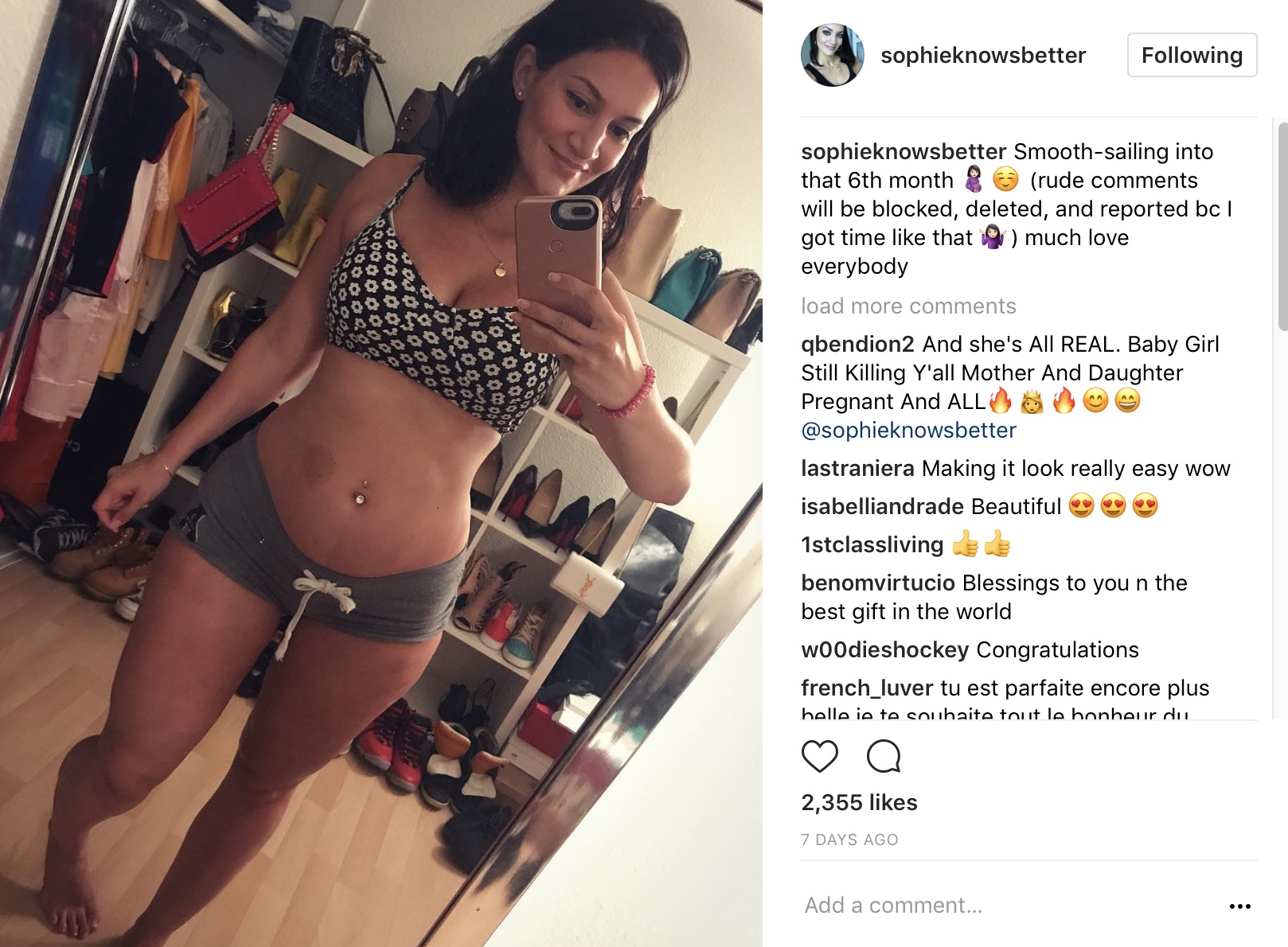 Sophie Brussaux Pregnant