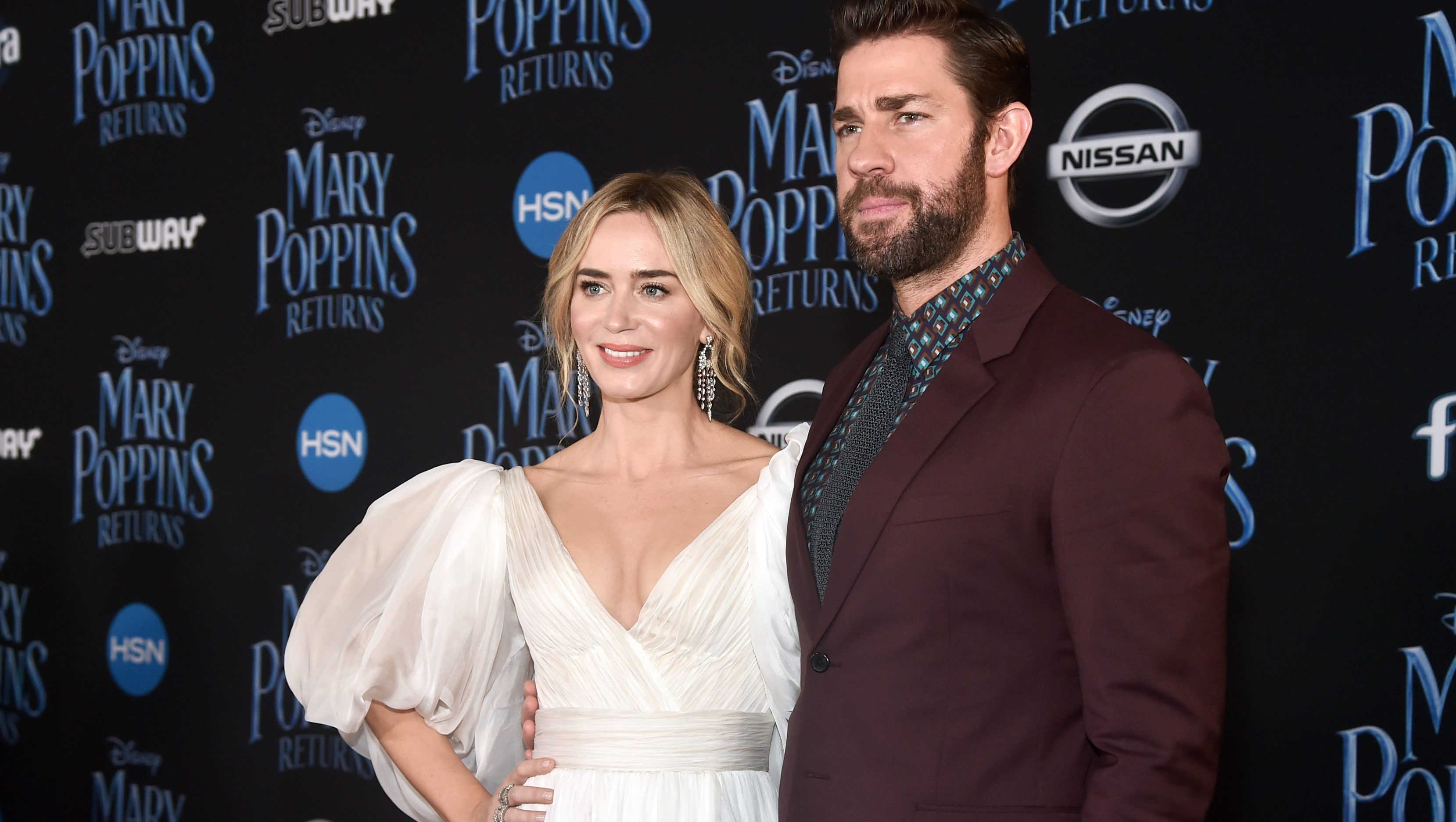 John Krasinski and Emily Blunt