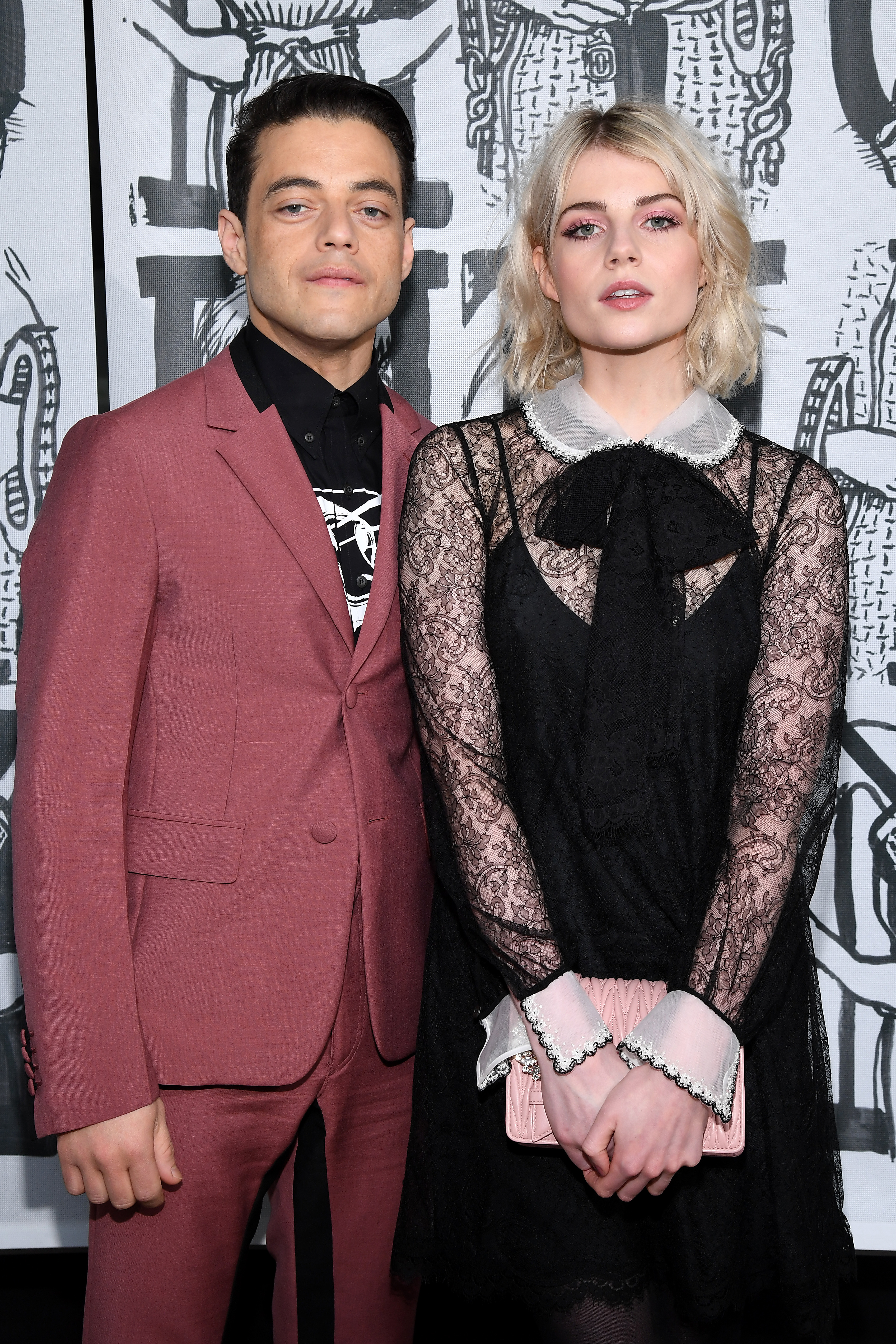 Rami Malek Girlfriend Lucy Boynton 