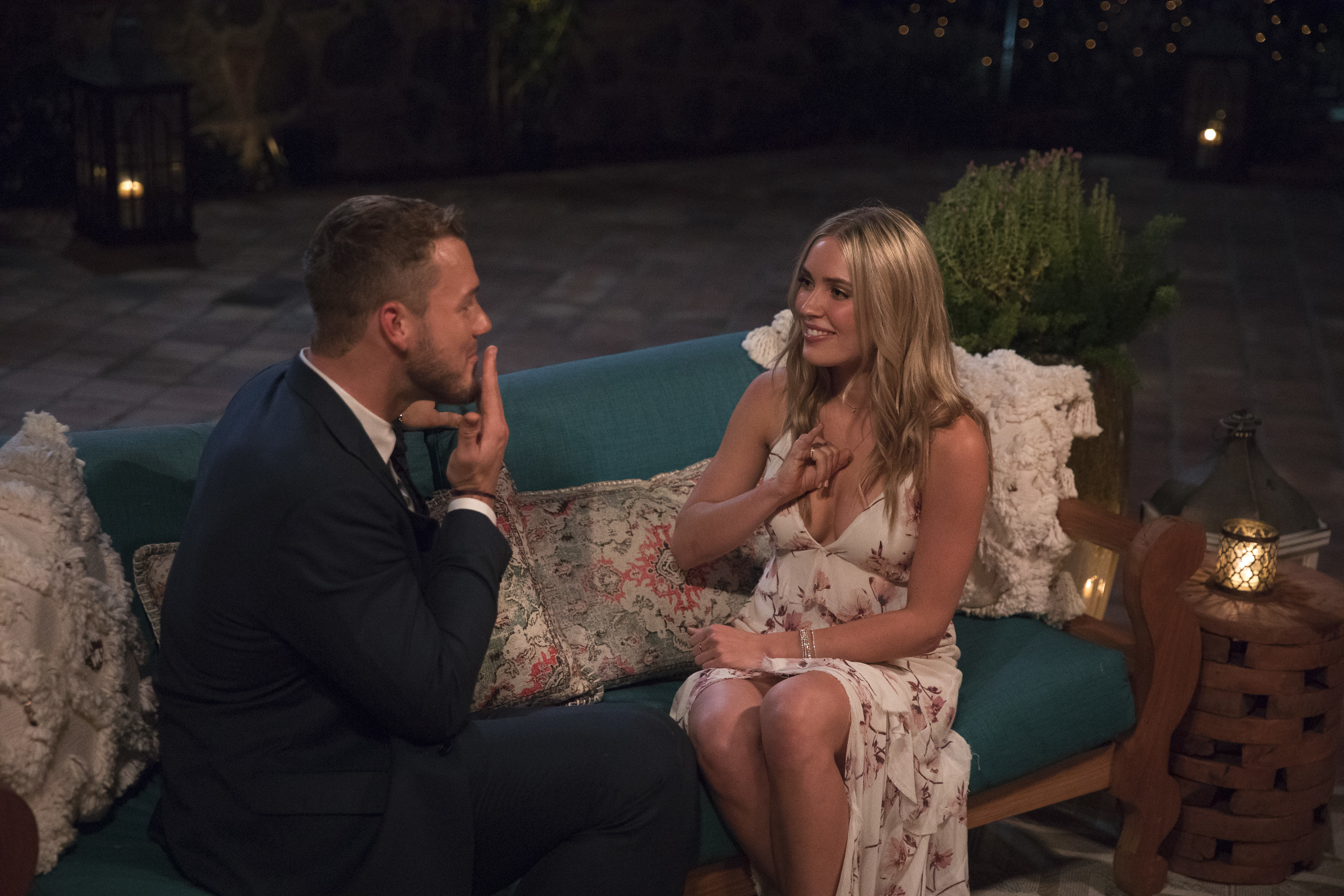 Cassie Randolph and Colton Underwood