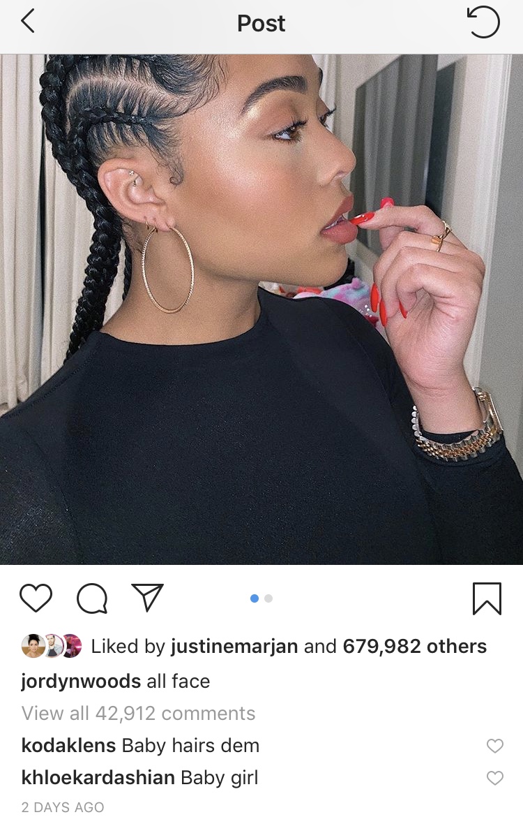 Jordyn Woods and Tristan