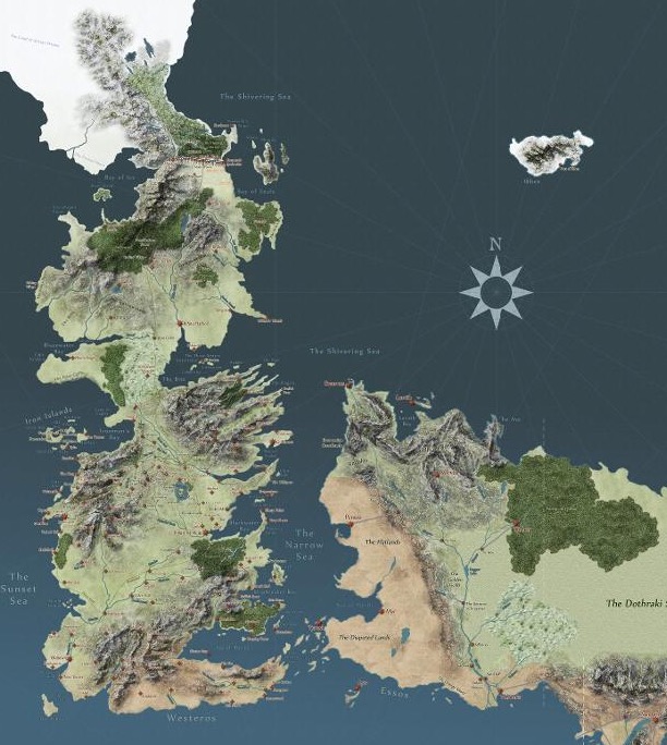 Game of Thrones Map