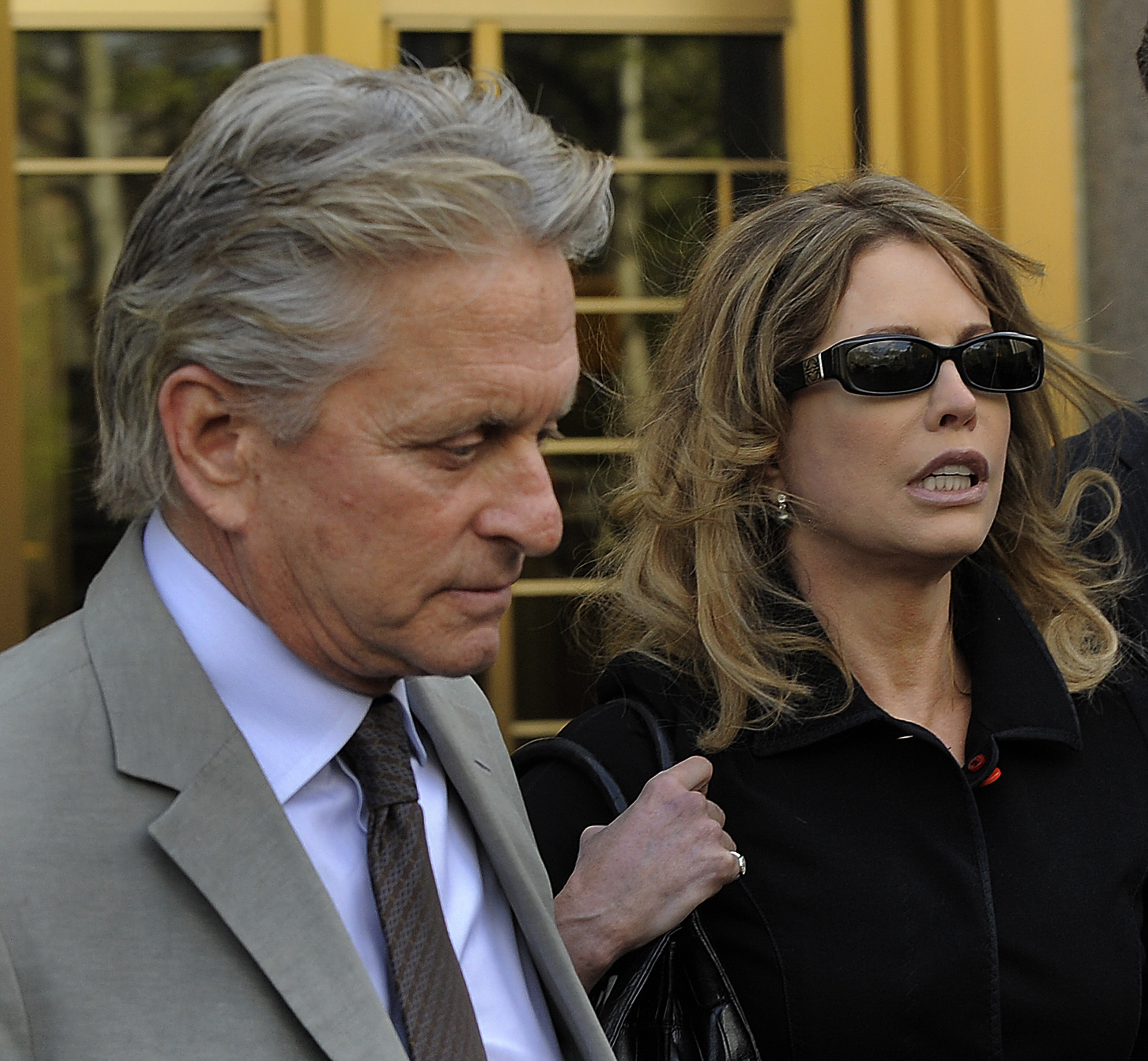 Diandra Luker and Michael Douglas