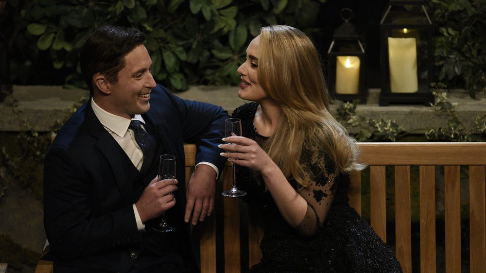 Adele and Beck Bennett on Saturday Night Live
