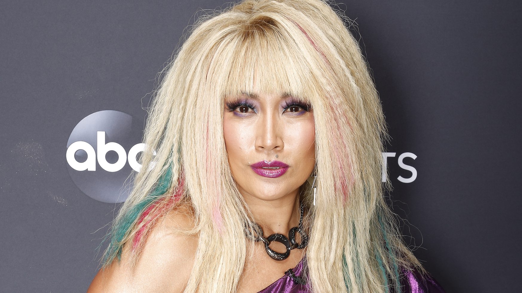 Carrie Ann Inaba on '80s Night during Dancing With the Stars season 29.