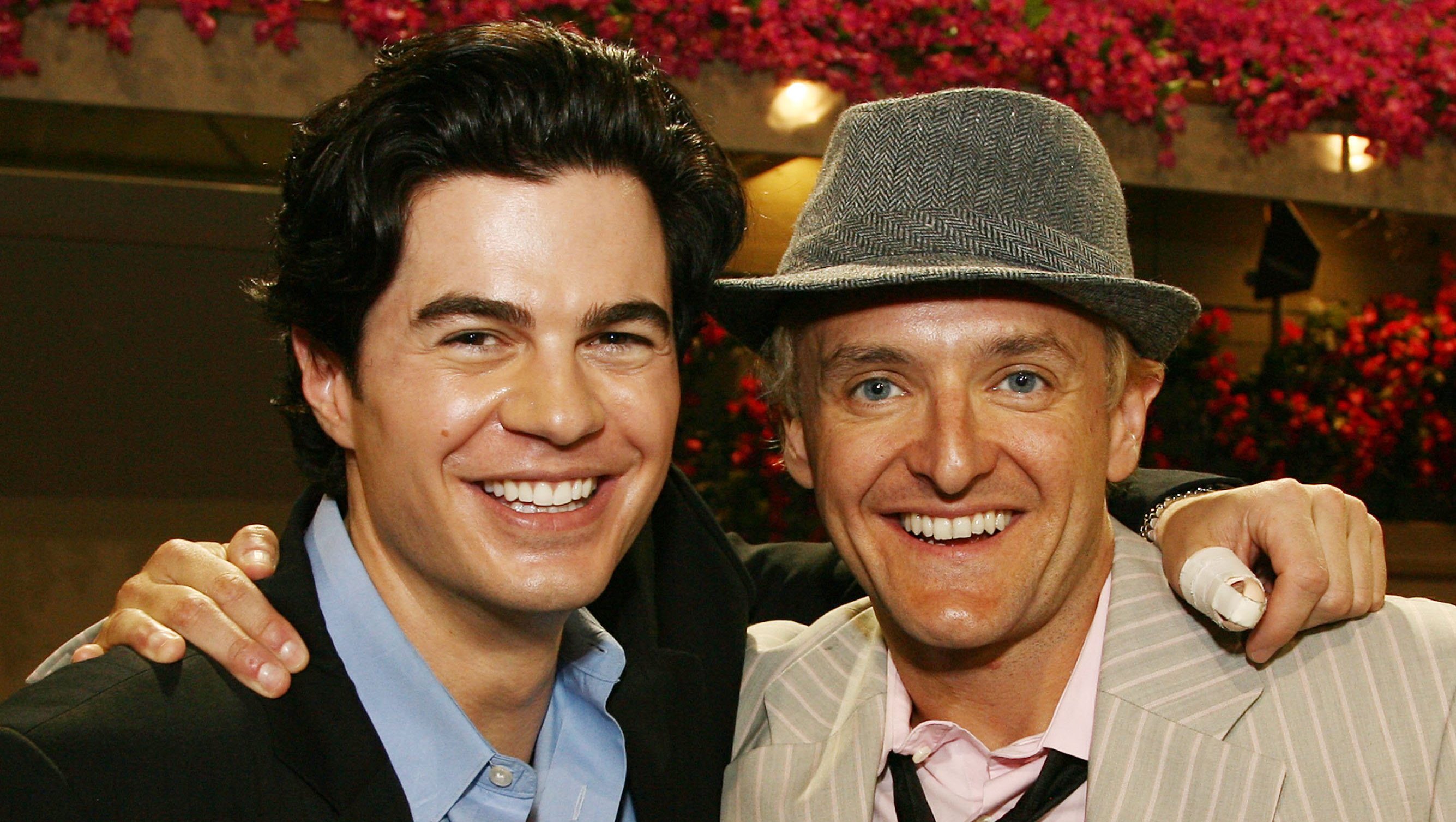 "Chill Town" Will Kirby (L) and winner Mike "Boogie" Malin pose at "Big Brother 7: All-Stars"