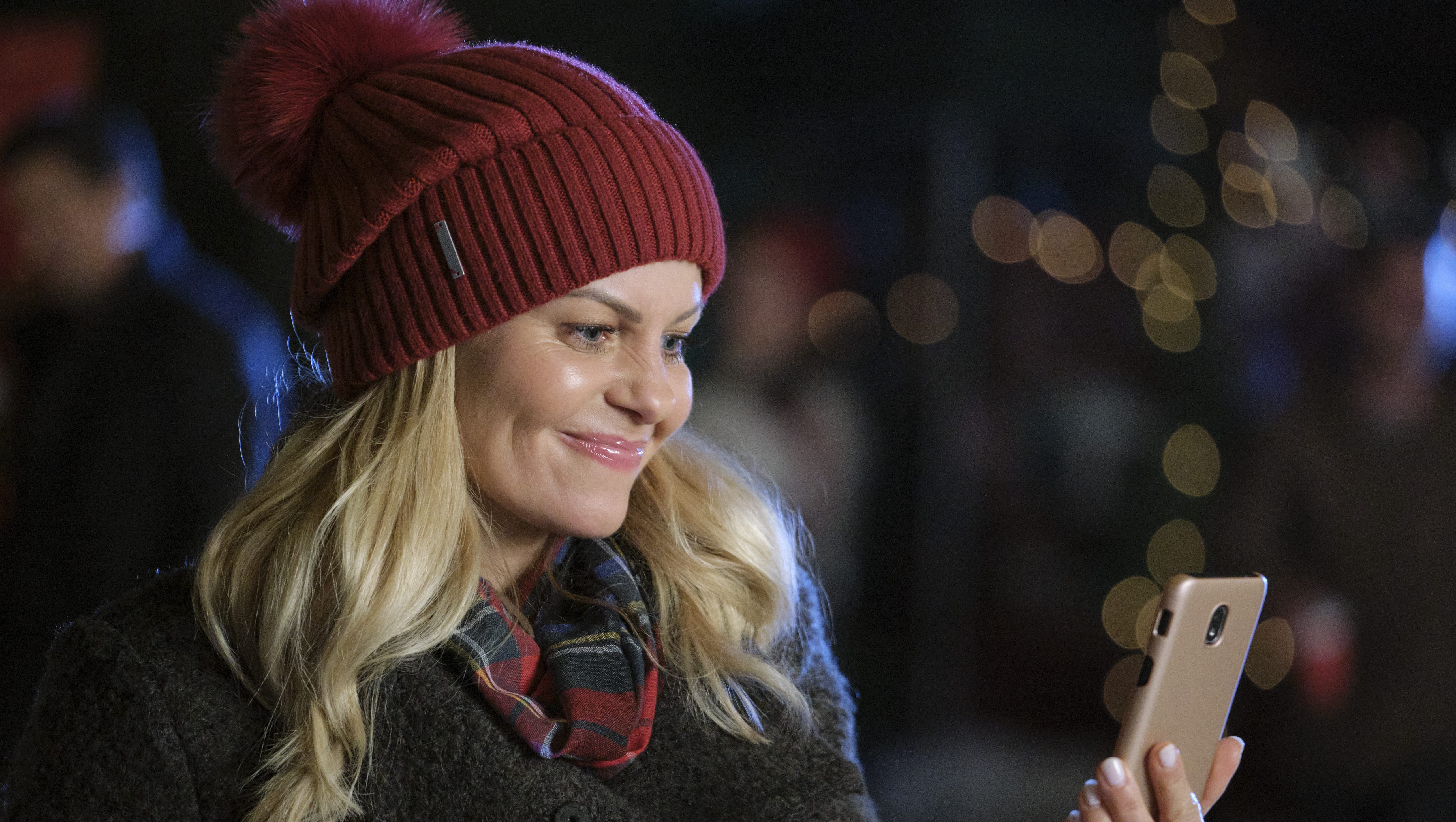 Candace Cameron Bure in her brother's Christmas video