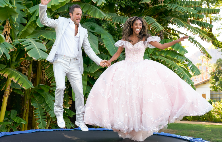 Zac Clark and Tayshia Adams