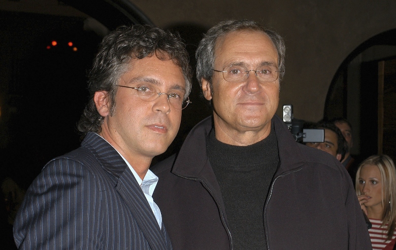 Executive Producers Brannon Braga and Rick Berman attend the "Star Trek: Enterprise" Finale Party at the Hollywood Roosevelt Hotel