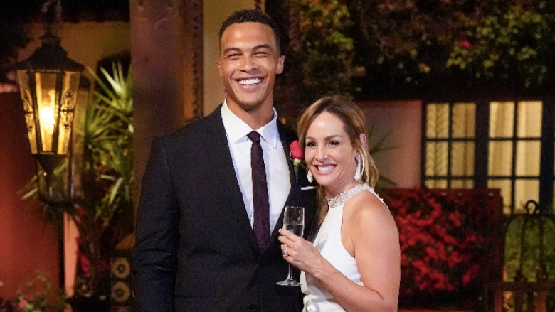 Dale Moss and Clare Crawley posing after they got engaged.