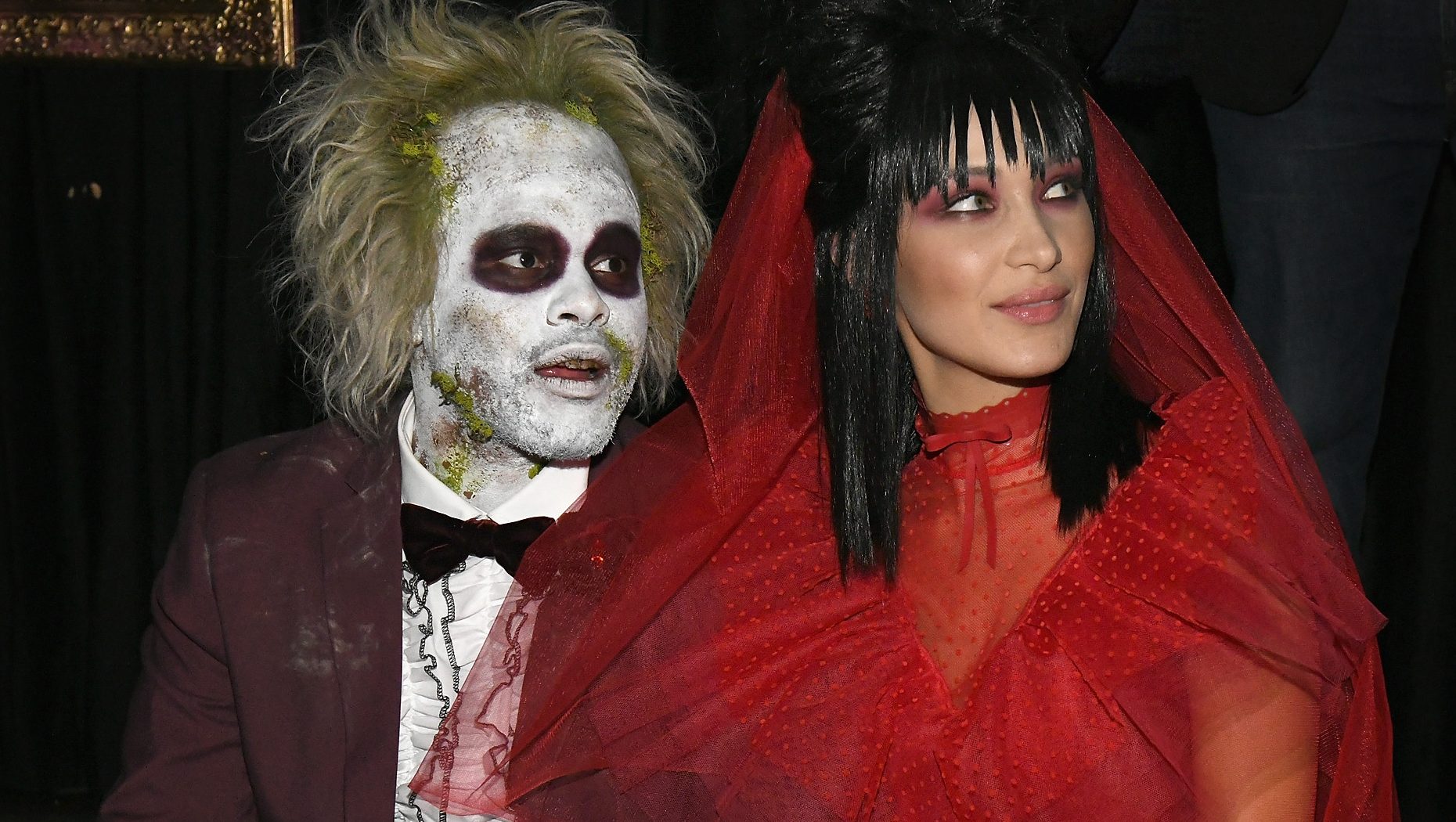 Singer The Weeknd and model Bella Hadid attend Heidi Klum's 19th Annual Halloween Party