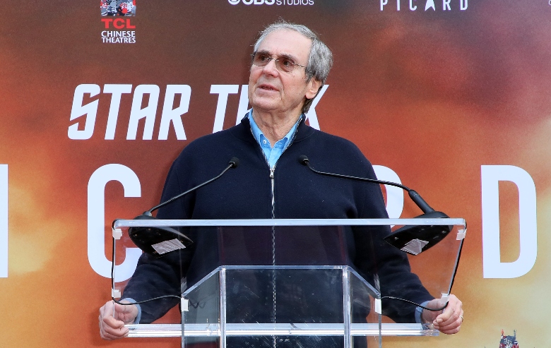 Rick Berman attends Sir Patrick Stewart placing his handprints and footprints In cement at TCL Chinese Theatre IMAX on January 13, 2020 in Hollywood, California.