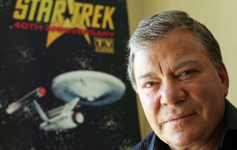 William Shatner promotes the "Star Trek" 40th Anniversary on the TV Land network at the Four Seasons hotel August 9, 2006 in Los Angeles, California. Episodes of the show air September 8
