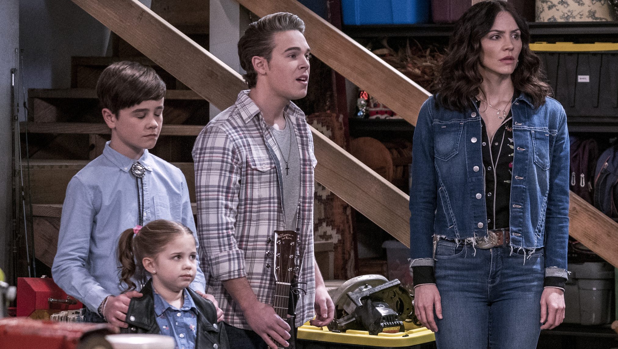 COUNTRY COMFORT (L to R) GRIFFIN MCINTYRE as DYLAN, PYPER BRAUN as CHLOE, RICARDO HURTADO as TUCK, KATHARINE MCPHEE as BAILEY