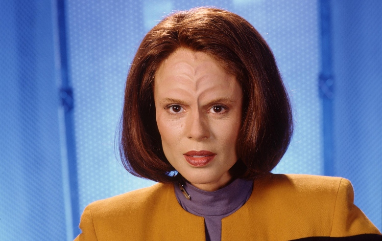 Roxann Dawson as B'Elanna Torres on "Star Trek: Voyager"