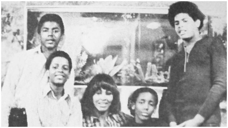 Tina Turner with her sons