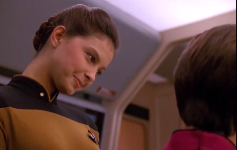 Ensign Robin Lefler in "Star Trek: The Next Generation"