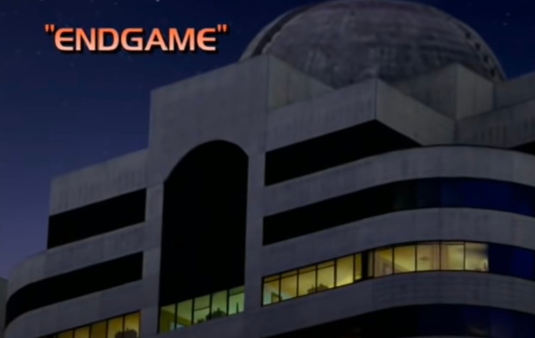 Intro screen from the "Star Trek: Voyager" finale