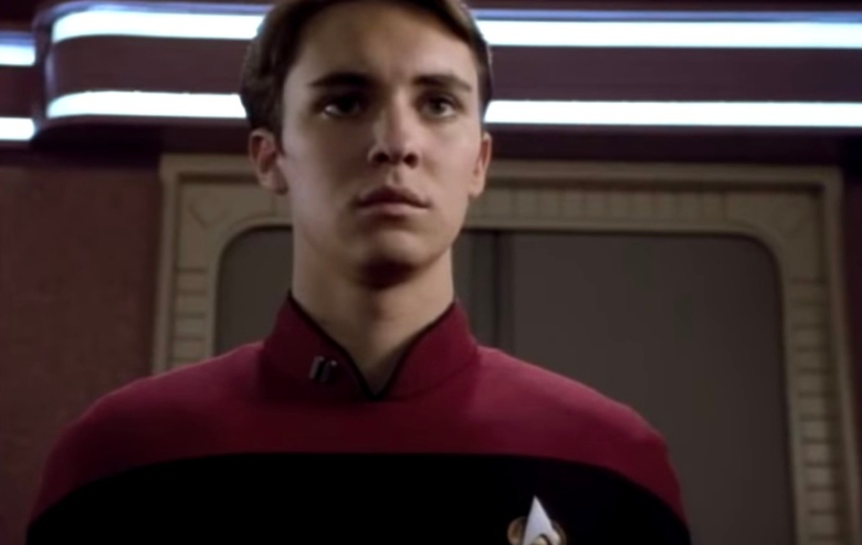 Wil Wheaton as Wesley Crusher on "Star Trek: The Next Generation"