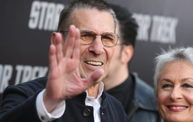 Leonard Nimoy at the "Star Trek" 2009 premiere