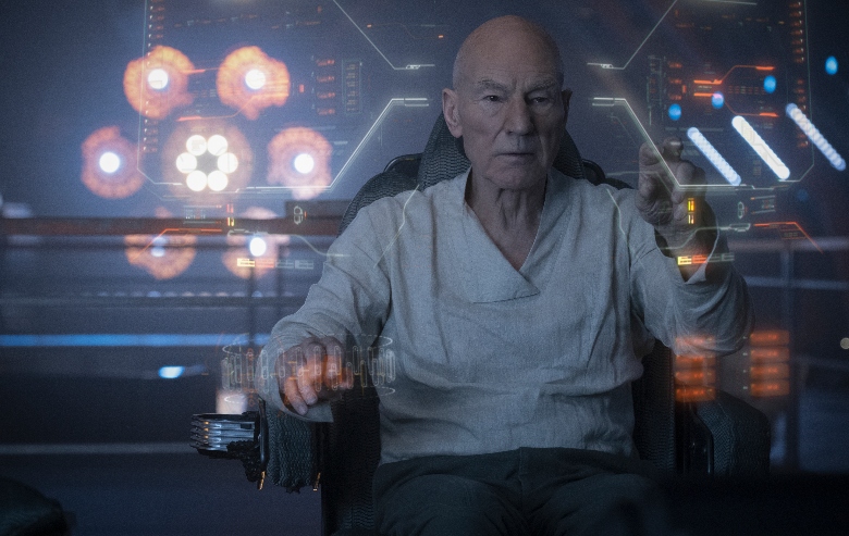 Sir Patrick Stewart as Jean-Luc Picard of the the CBS All Access series STAR TREK: PICARD