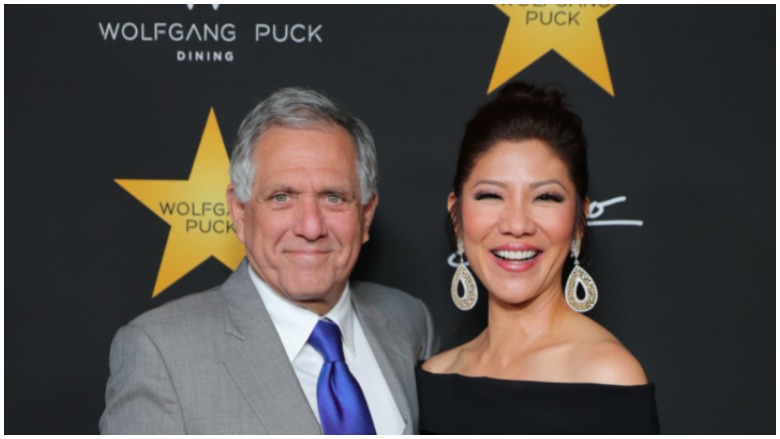 Les Moonves and Julie Chen