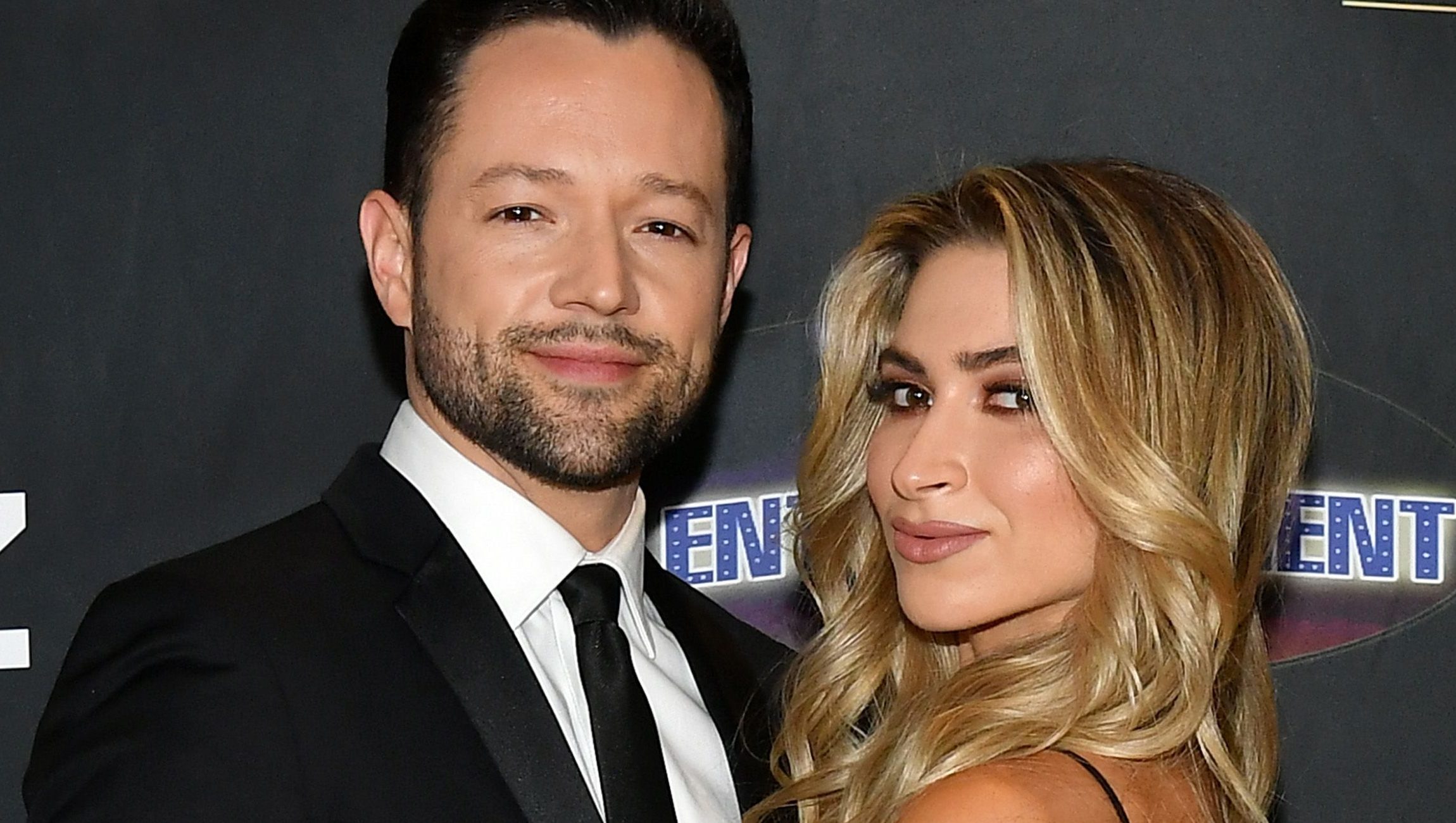 Pasha Pashkov and Daniella Karagach attend the 24th Family Film Awards