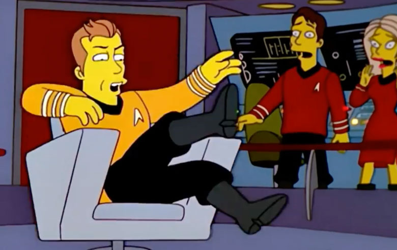 ‘Star Trek’ on ‘The Simpsons’