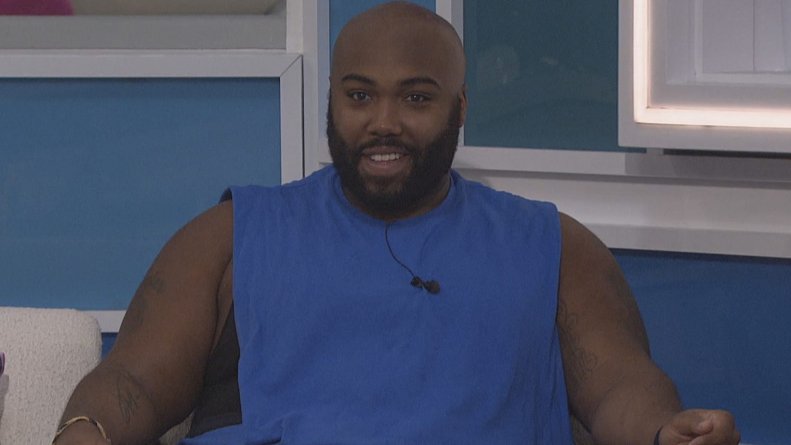 Derek Frazier in the 'Big Brother 23' house