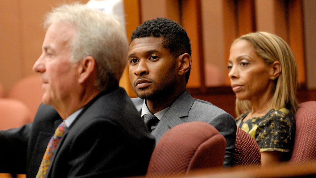 Usher and ex-wife Tameka Foster