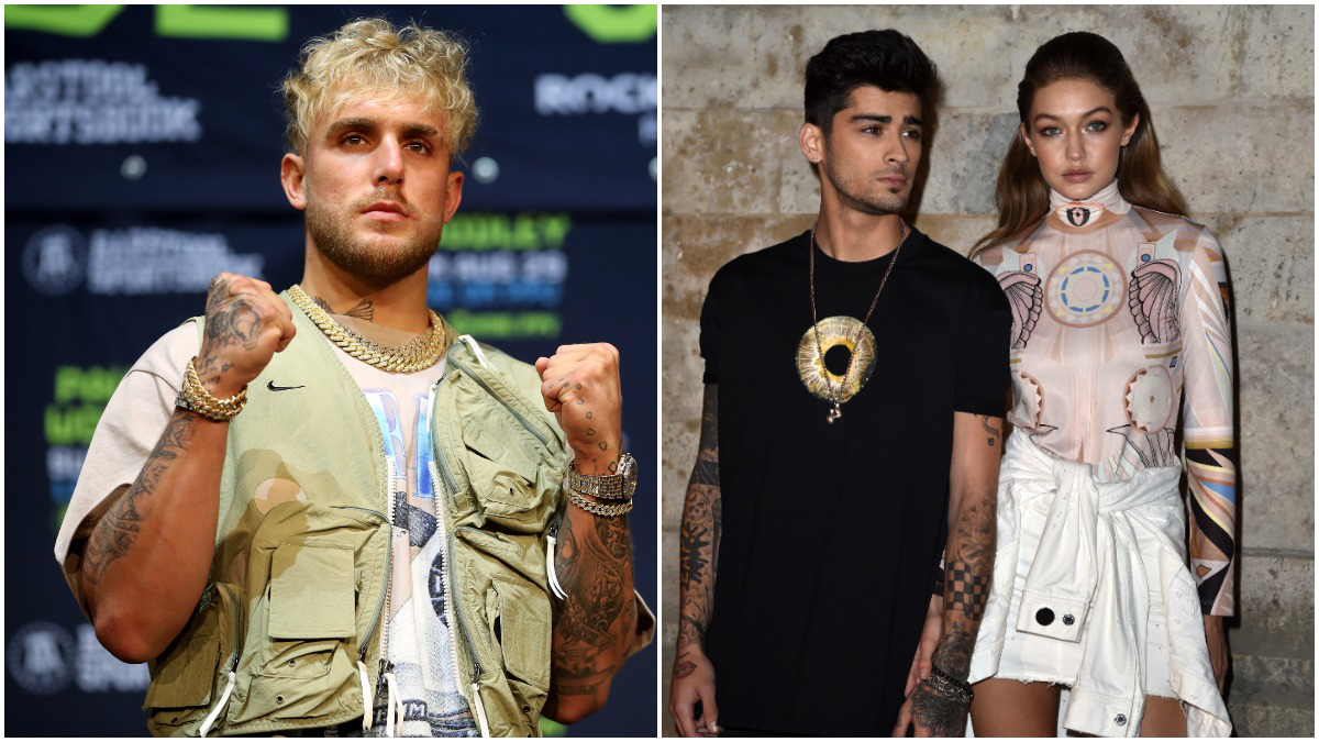 Jake Paul, Gigi Hadid and Zayn Malik