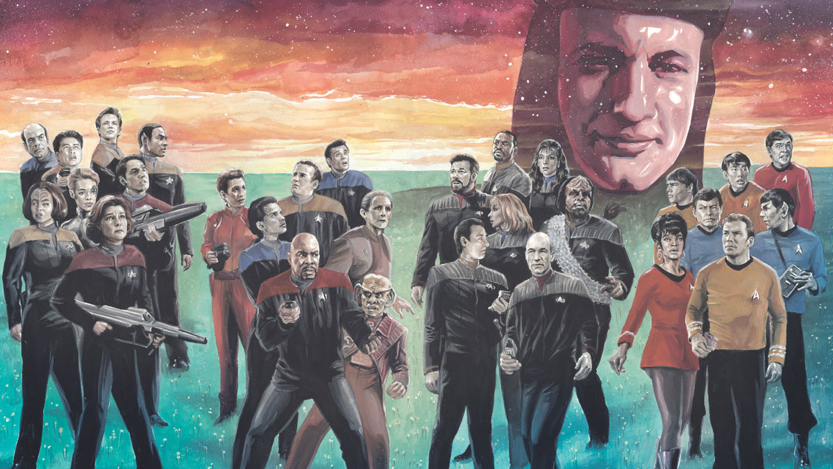 Artwork from ‘The Q Conflict’ comic book series.