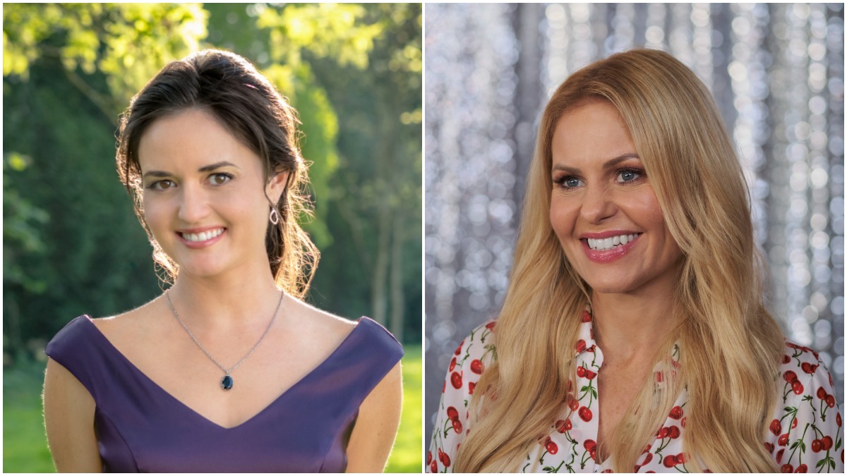 Danica McKellar and Candace Cameron Bure