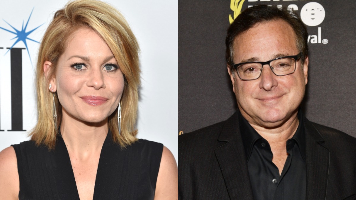 Candace Cameron Bure and Bob Saget