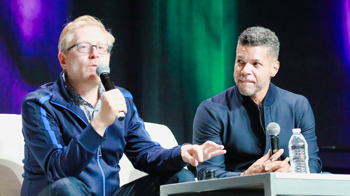 Anthony Rapp and Wilson Cruz