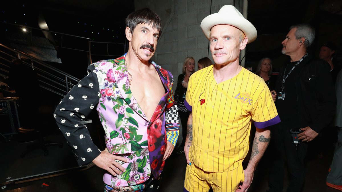 Anthony Kiedis and Flea
