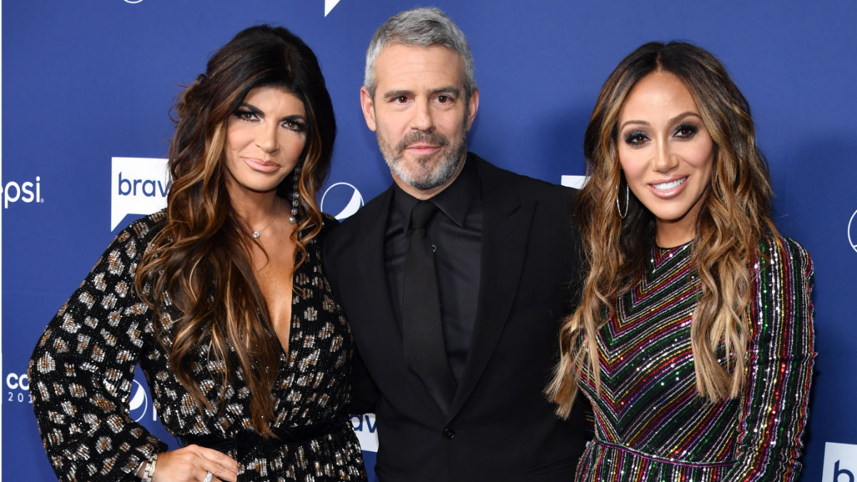 Teresa Giudice, Andy Cohen, Melissa Gorga