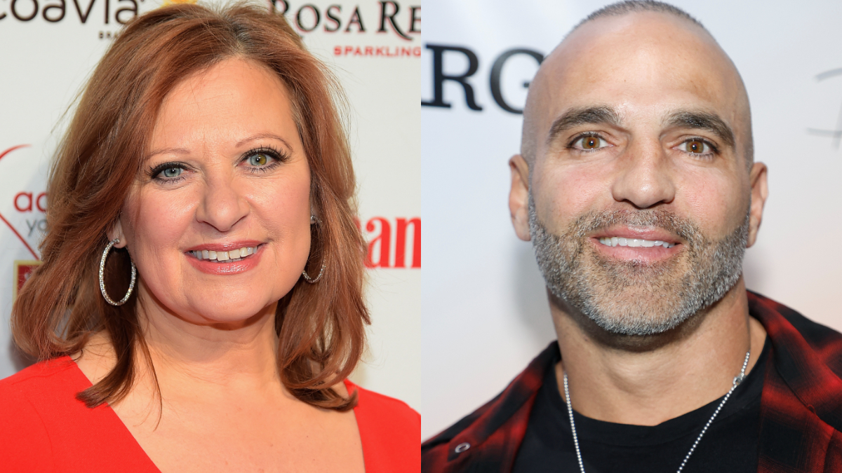 Caroline Manzo and Joe Gorga.