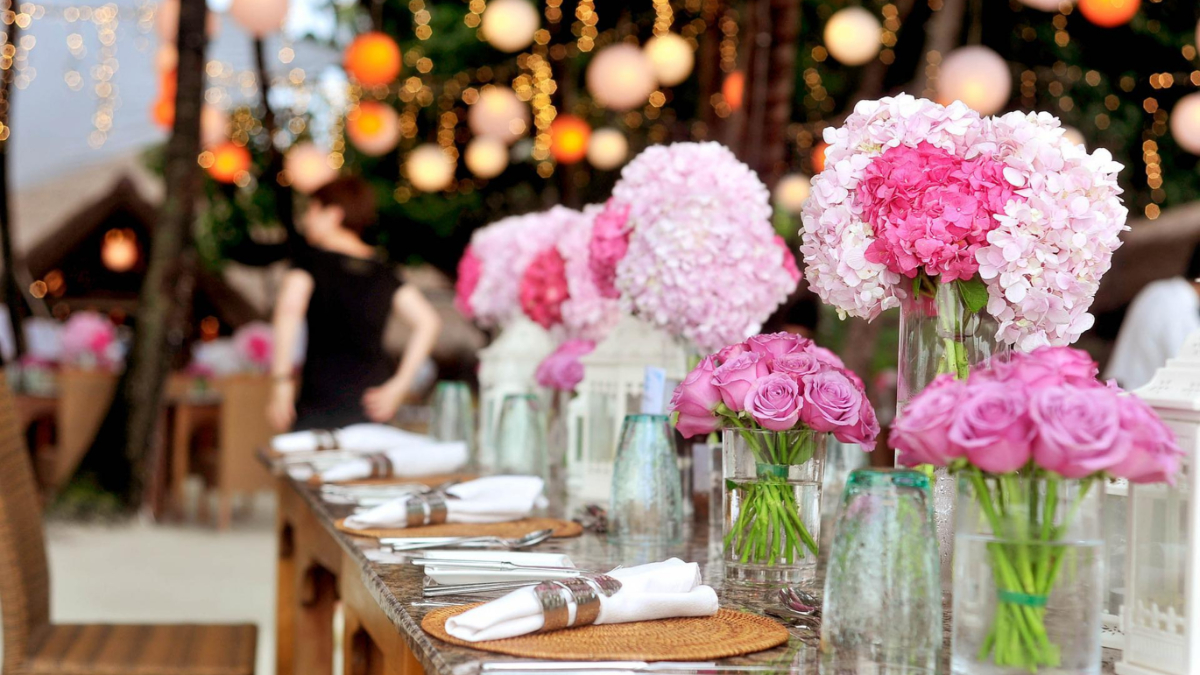 A wedding table.