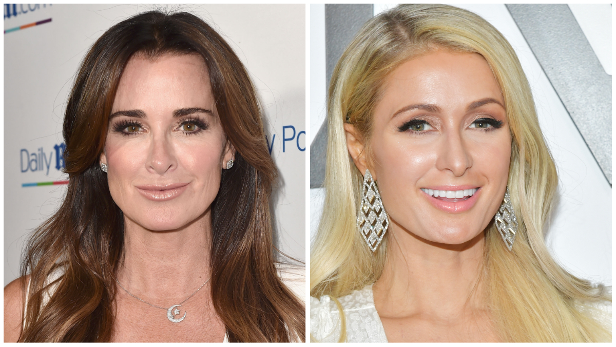 Kyle Richards and Paris Hilton.