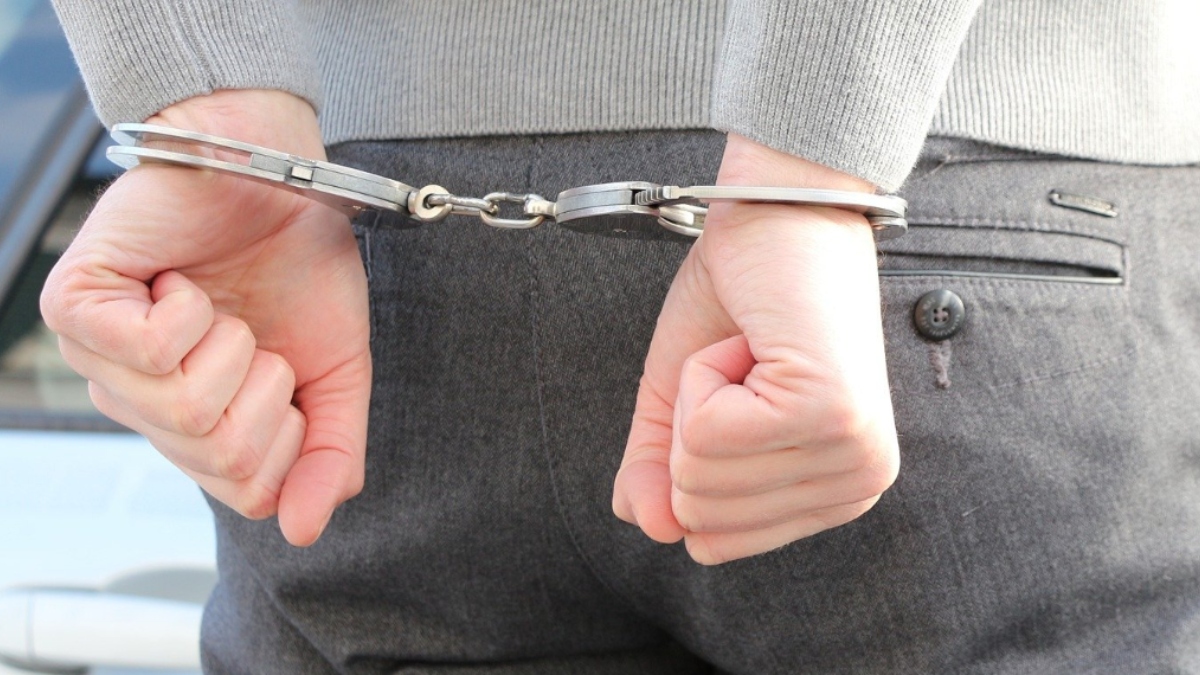 Man in handcuffs