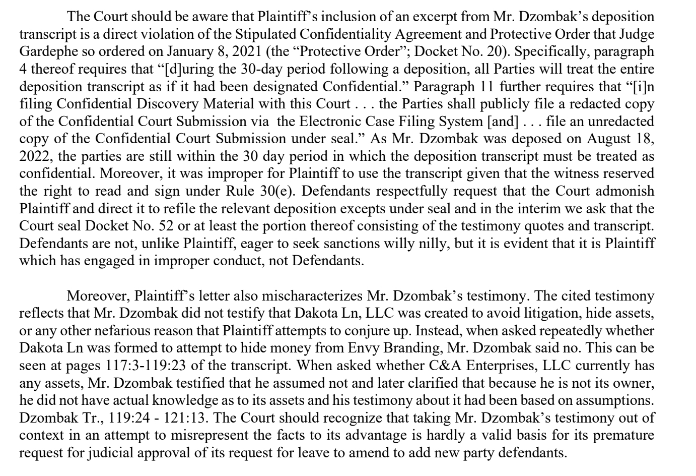 chelsea houska lawsuit