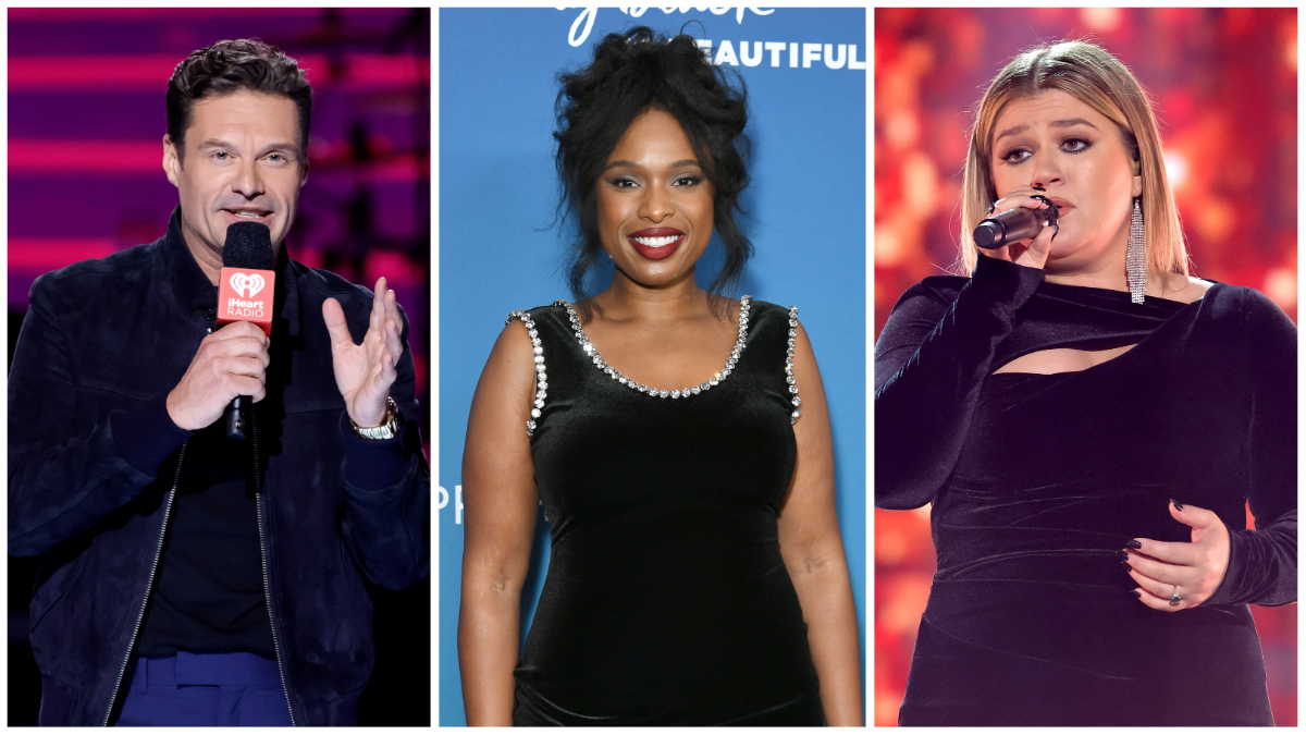 Ryan Seacrest, Jennifer Hudson, and Kelly Clarkson