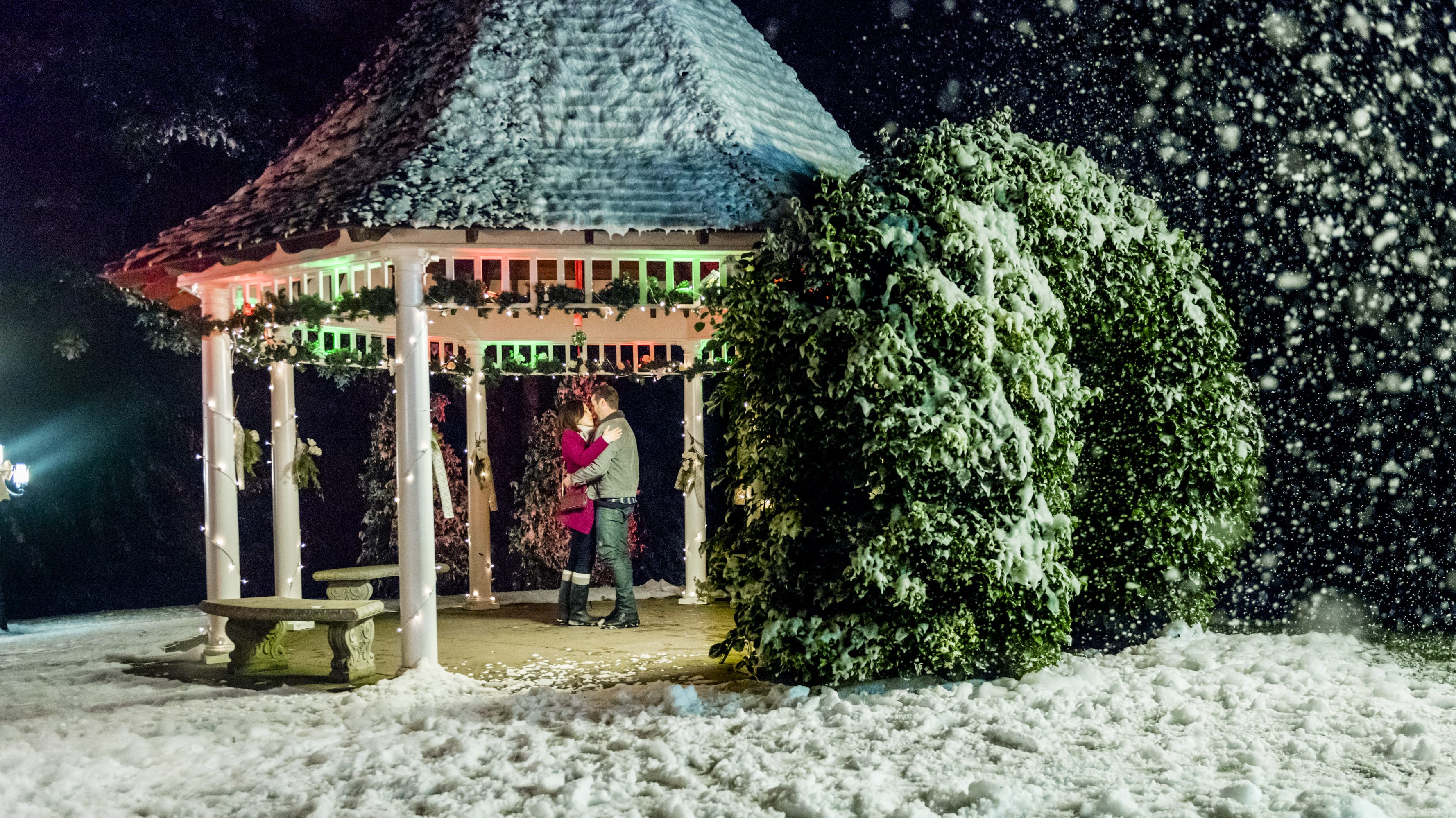 A scene from Engaging Father Christmas.