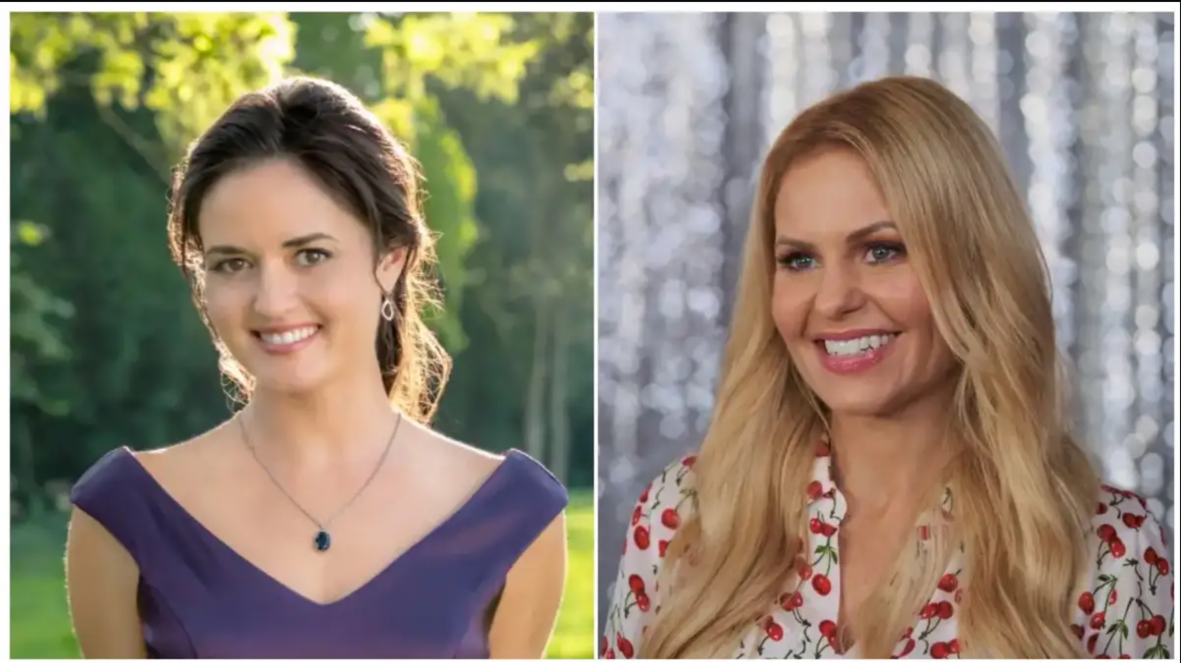 Danica McKellar and Candace Cameron Bure
